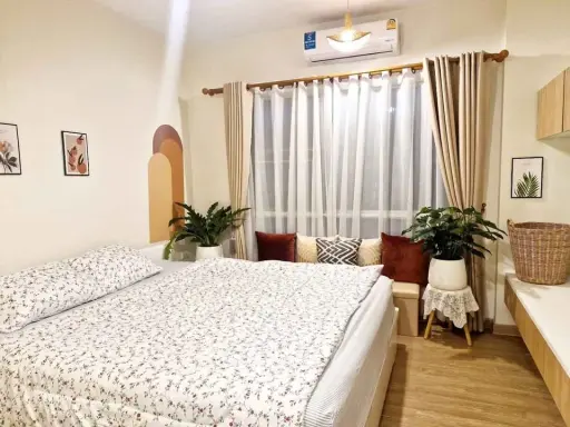 ให้เช่า The Room Rathcada-Ladprao ห้องกว้างอยู่สบาย เฟอร์พร้อม จองเลย