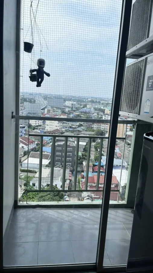 For rent: Lumpini Ville Nakhon In Riverview, 16th floor, Chao Phraya River view, fully furnished, ready to move in. Book now!