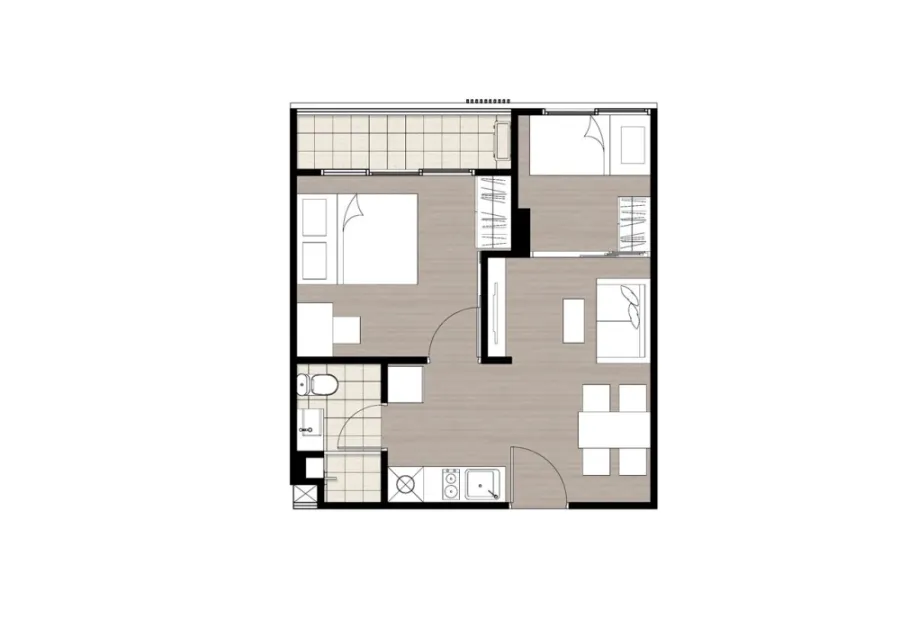 Condo for rent: Atmoz Lat Phrao 71. Large room, comfortable living, lots of usable space, great price. Hurry and reserve now. Don't miss out!