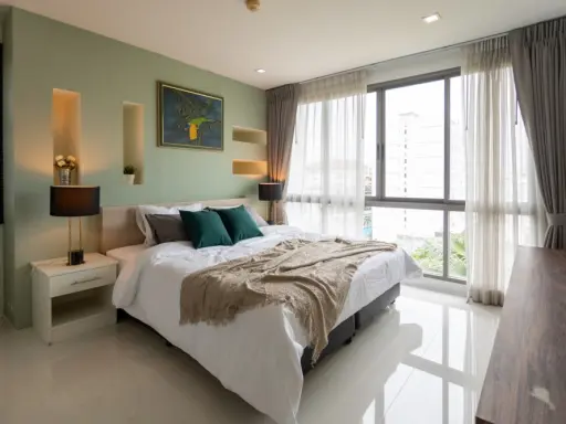 ให้เช่า ดิ เออเบิน พัทยา ซิตี้ คอนโด (พัทยากลาง) ตกแต่งบิ้วอิน พร้อม walk-in closet ดีขนาดนี้ รีบจอง images