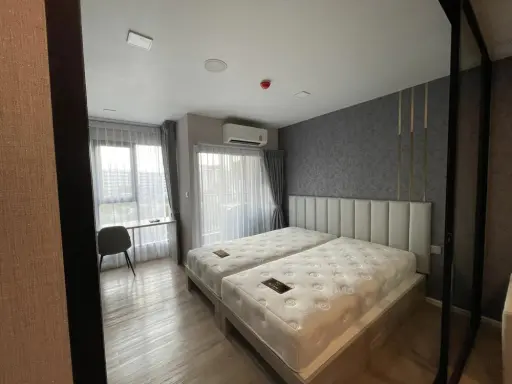 Condo for rent, Kev TU, 5th floor, inside view, no building blocking, beautiful room, fully furnished Ready to move in
