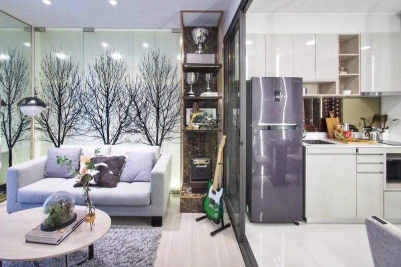Condo for sale Quintara Treehaus Sukhumvit 42, fully furnished, new room, the condo was completed. Ready to be the first owner