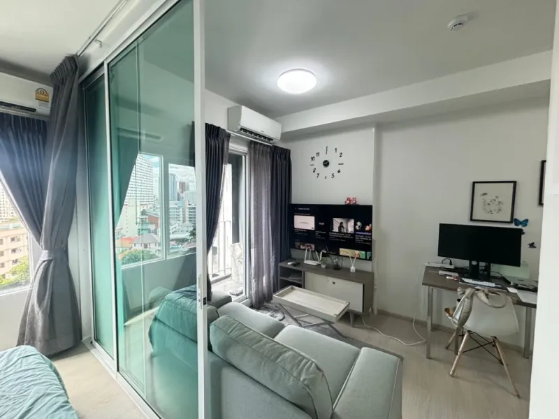 For Rent Chapter One Eco Ratchada-Huai Khwang 1 bedroom ชั้น 9 สูงกำลังดี ราคากำลังโดน มาจองเลยจ้า อย่ารอช้า