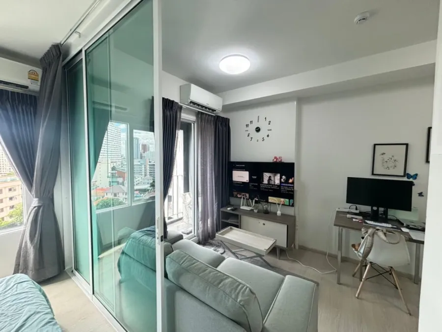 For Rent Chapter One Eco Ratchada-Huai Khwang 1 bedroom ชั้น 9 สูงกำลังดี ราคากำลังโดน มาจองเลยจ้า อย่ารอช้า