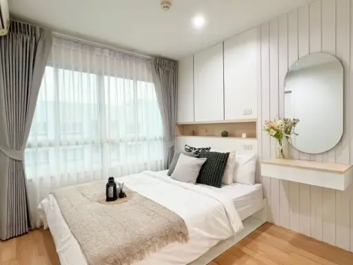 For rent: Lumpini Mega City Bangna, 28th floor, Building C, fully furnished as shown in the picture, ready to move in with bags immediately. images
