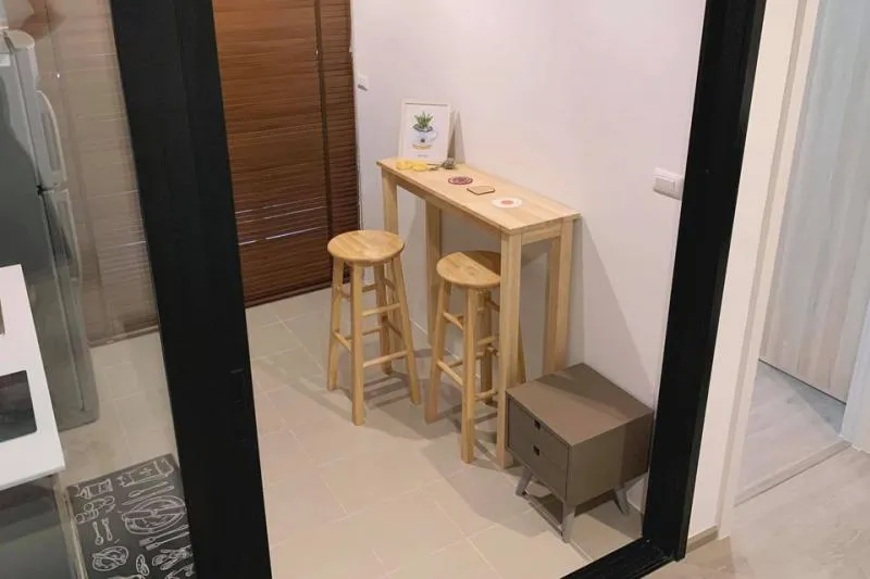ห้องใหม่มาแล้วจร้า ห้องมุม ให้เช่า The base Phetkasem ตกแต่งห้องสวยมาก มีทุกอย่างครบ จองด่วนๆ