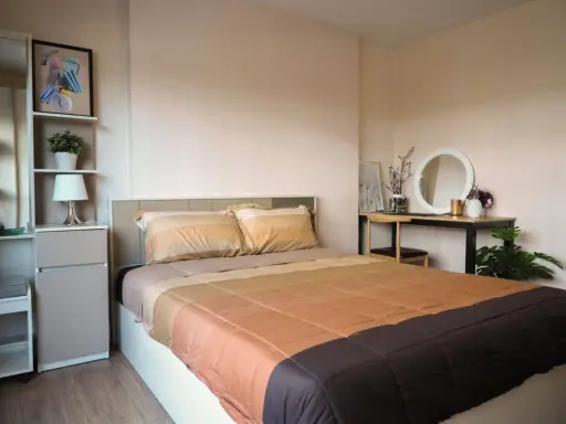 For rent, Plum Condo, Phahon Yothin 89, beautiful decoration, unique, good room, more than the price. Don't miss it