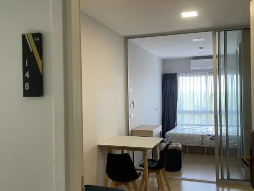 Plum Condo Rangsit Alive 1 for rent, 5th floor, unobstructed view, fully furnished. Book now! Don't miss out!