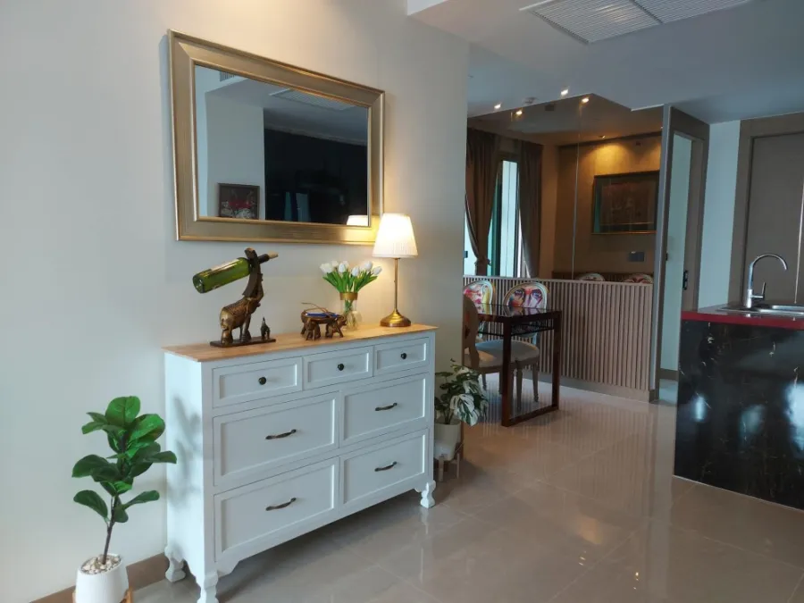 For rent Riviera Ocean Drive ห้องแต่ง built-in อย่างดี ชั้น 41 วิวทะเลสุดปัง อย่ารอช้า รีบจองด่วน