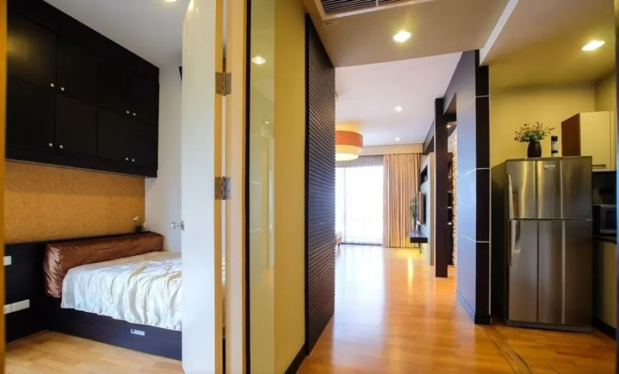 Wow, very nice room, Condo for rent, Amanta Ratchada, wide open garden view. Beautiful, luxurious room. Book now. Don't miss it.