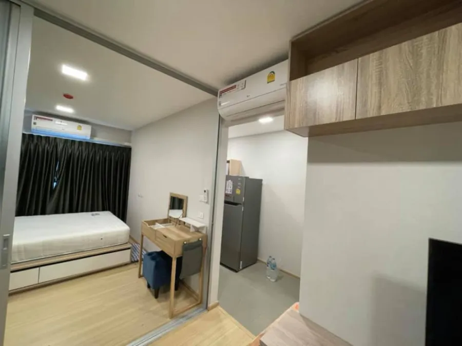 Khun Phra, beautiful room, very bright view, very pleasant, has everything, book now at Plum Condo Rangsit Alive 1 for rent.
