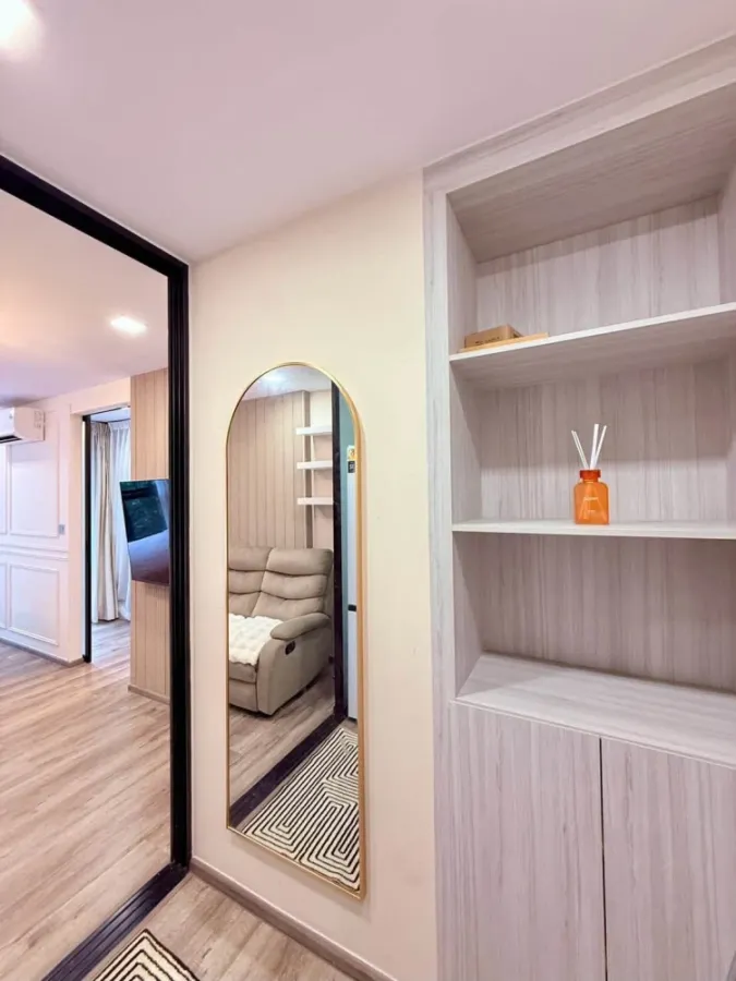 For rent: Kave Embryo Rangsit, beautifully decorated minimalist room, fully furnished, ready to move in.
