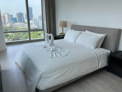 ให้เช่า คอนโด 185 ราชดำริ 3นอน 4น้ำ ชั้นสูง วิวสวนลุม ห้องใหม่ ใกล้รถไฟฟ้า ห้ามพลาด!! images