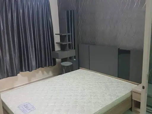 Condo for sale or rent, Aspire Lat Phrao 113, room decorated with wallpaper, good view, no buildings blocking it, if you miss it you will regret it. images