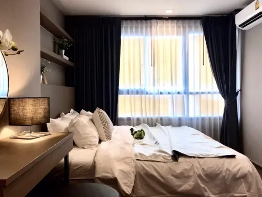 For rent urgently!! Condo Ideo Sukhumvit 93, 23rd floor, city view, pool view, convenient transportation, book now!!