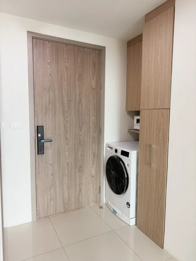 For sale/rent: Niche Mono Sukhumvit-Bearing, 25th floor, city view, good location, fully furnished, reserve now.
