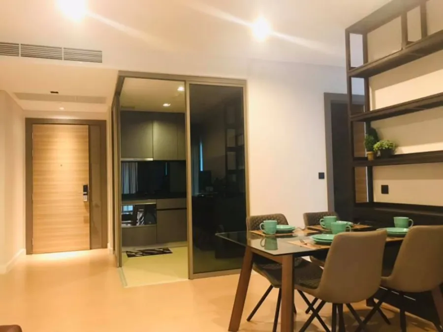 Condo for sale / rent, The Room Charoenkrung 30, large room, high floor, beautiful view, fully furnished. Missed it and wait a long time again.