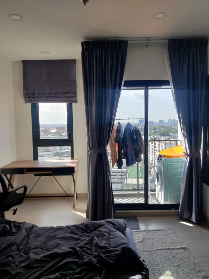 For rent: Supalai Lite Tha Phra - Wong Wian Yai, 14th floor, fully furnished + appliances, ready to move in!