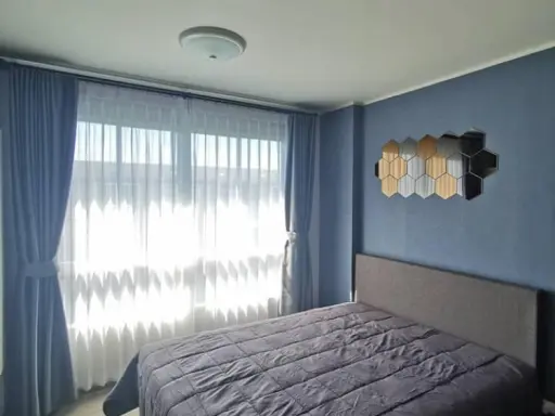 For rent, D Condo Campus Kamphaeng Saen, fully furnished, ready to move in, book now.