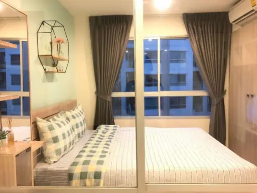 Condo for rent Lumpini Ville On Nut - Phatthanakan 1 bedroom 1 bath built-in room, fully furnished, ready to move in