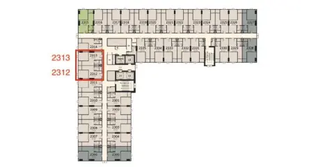ขายดาวน์ Terra residence II ชั้น 23 ห้อง 2312 วิวสระ สนใจเป็นเจ้าของ รีบจองเลย