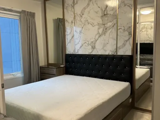For rent!! Condo Chapter One Eco Ratchada-Huai Khwang, 19th floor, Building H, beautiful room, move in immediately, don't miss it!!