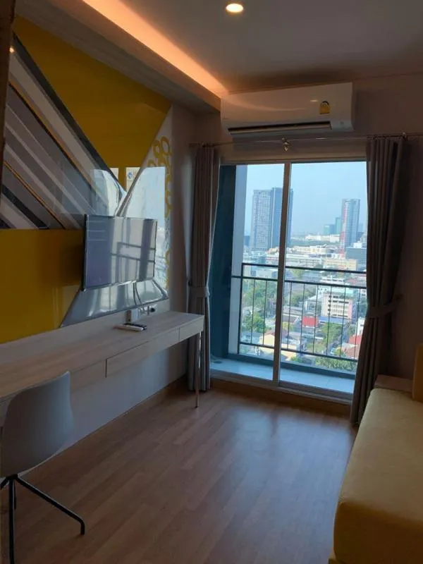 For rent!! Condo Lumpini Park Vibhavadi-Chatuchak, beautiful room, fully furnished, good price, comes with millions of views, book now!!