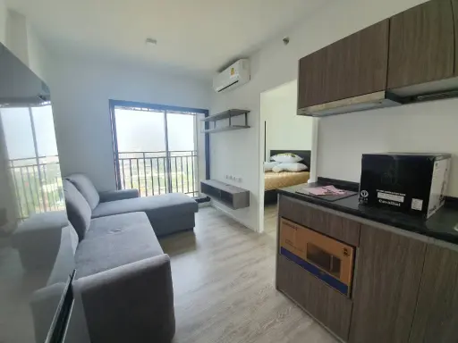 Quick sale!! Condo Kensington, Sukhumvit-Thepharak, 21st floor, city view, built-in furniture, ready to move in, good price, don't miss it.