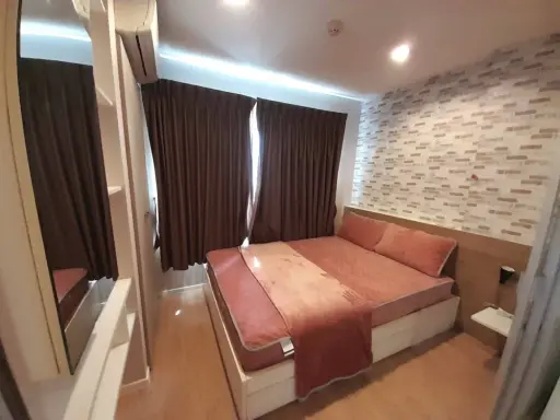 Lumpini Ville Onnut-Phatthanakan Room details Building: D2 Room view: Floor: 5 Room size: 23 sq.m. Number of rooms: 1 bedroom Furniture in the room: