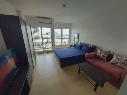 For rent Supalai Veranda Ramkhamhaeng, studio room, fully furnished, ready to move in get a beautiful view of the city Book now images
