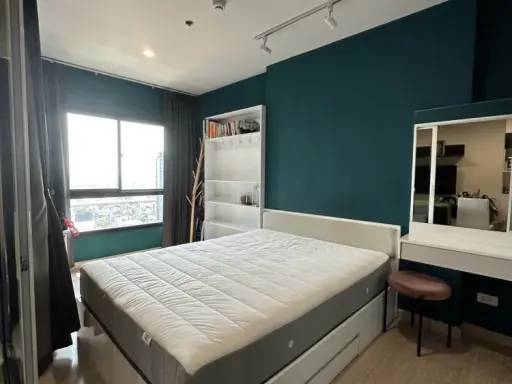 Condo for rent, The Parkland Phetkasem-Thapta, nice room, spacious size, high floor, beautiful view, don't miss it
