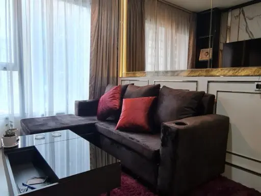 Sell Life Asoke-Rama 9, very beautiful night view, fully decorated with Buit-In, can't miss it, hurry up and book now.
