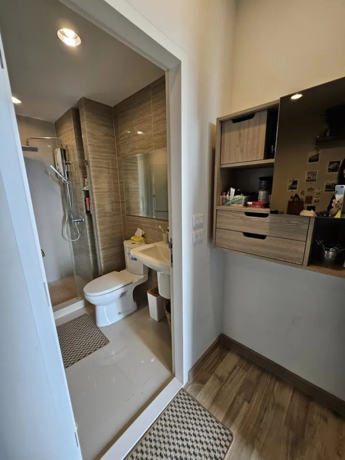 Condo for sale, Niche Mono Sukhumvit-Bearing, partitioned room, three-headed elephant view, great location, reserve first, stay first.