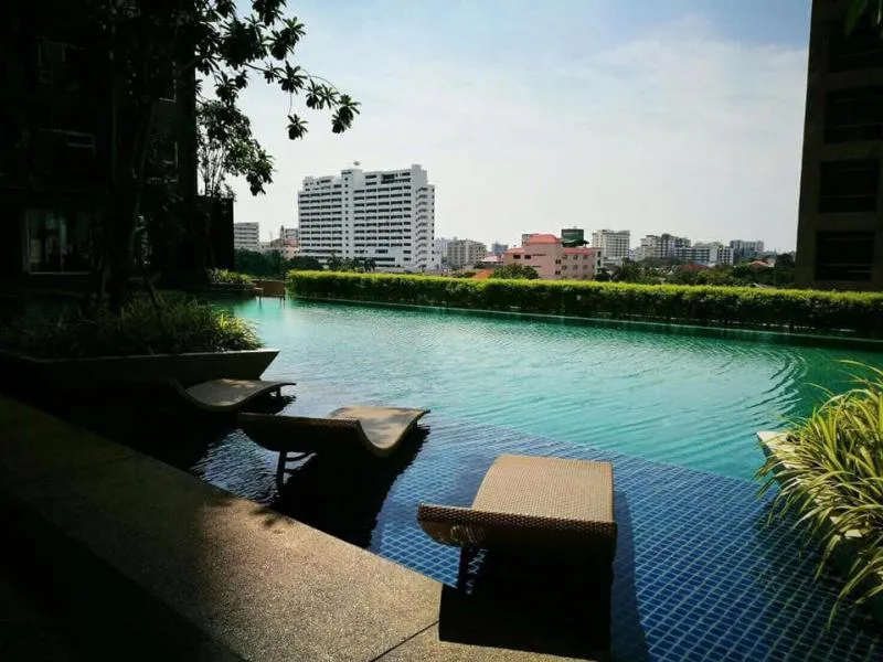 Great value for sale, The Trust Condo Ngamwongwan, size 30 sqm., complete facilities. Worth this. Buy it quickly.