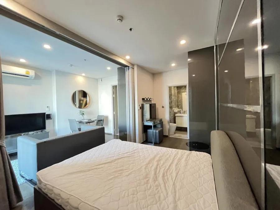 ให้เช่า Ideo Q Siam Rachathevee ห้องตกแต่งอย่างดี เฟอร์ Buit-In ทั้งห้อง พลาดแล้วจะเสียใจ