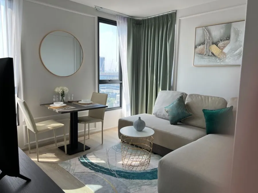 ปล่อยเช่า คอนโด Elio Del Nest ตกแต่ง style Modern Decoration วิวเมืองและแม่น้ำเจ้าพระยา จองเลย