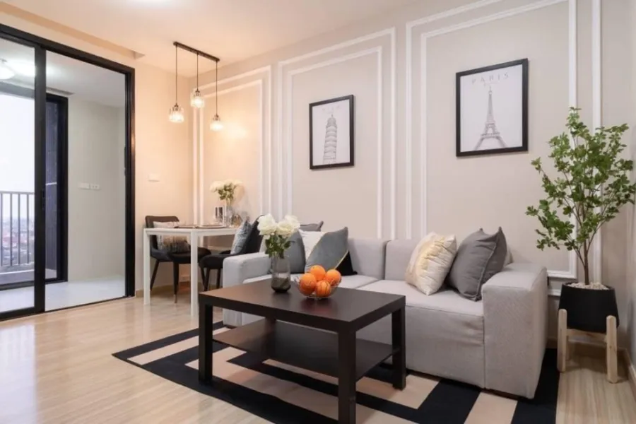 Urgent sale, Condo Phe-La, 1 bedroom, 1 bathroom, 16th floor, high view, decorated and ready to move in, you can't miss it.