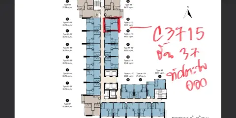 ให้เช่า The Saint Residences ชั้น 37 สูงมากเวอร์ มีเครื่องใช้ไฟฟ้าให้หมด ครบจบที่เดียว จองเลย