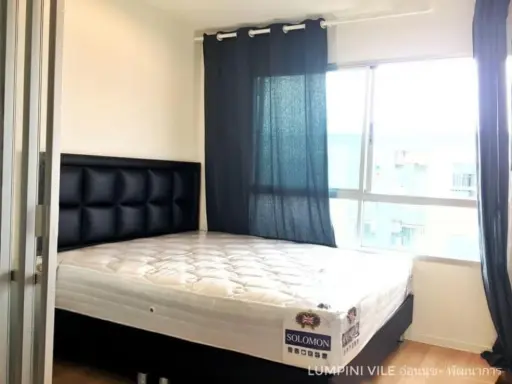 Condo for rent, Lumpini Ville On Nut - Phatthanakan, fully furnished, ready to move in, convenient transportation