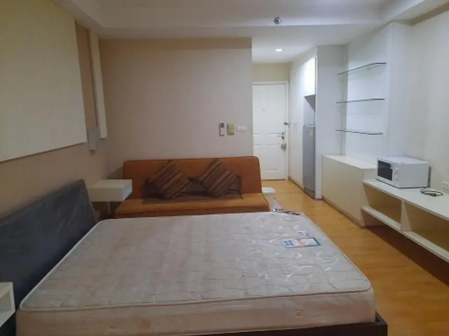 Sale The Inspire Place Abac Rama 9, 9th floor, fully furnished and electrical appliances.