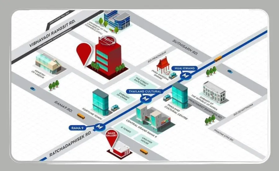 ขายดาวน์ Aspire Huai Khwang 1 ห้องนอน 1 ห้องน้ำ มาพร้อมราคาสุดพิเศษ รีบมาจับจองเลย อย่าพลาด