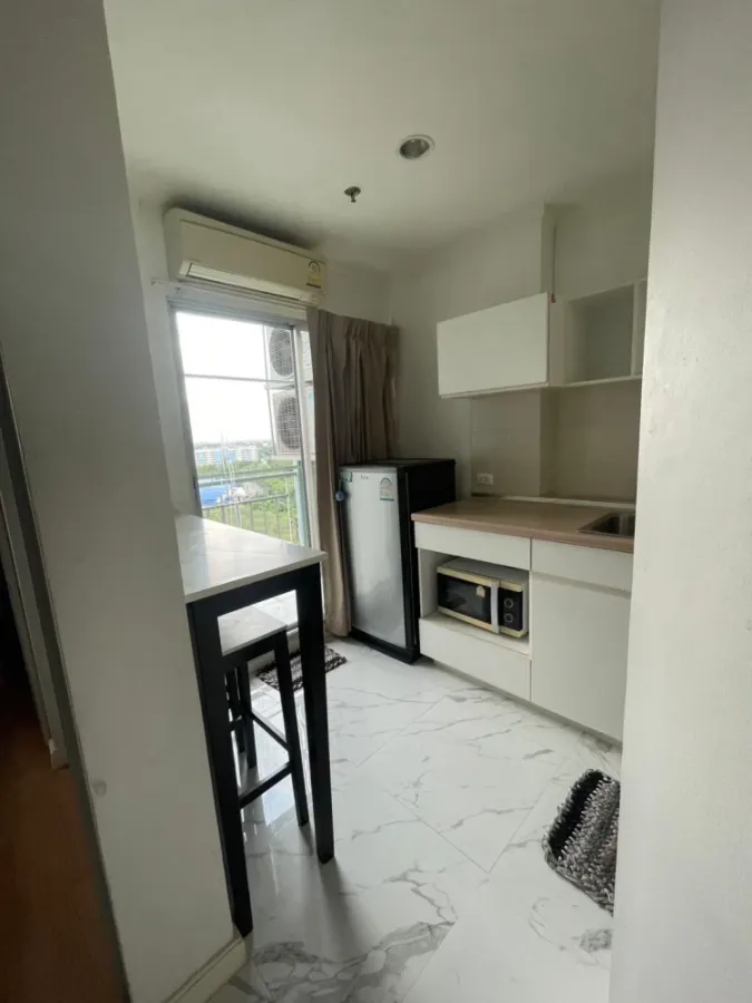 For rent: Lumpini Ville Chaengwatthana Pakkret, 11th floor, fully furnished, ready to move in. Book now!
