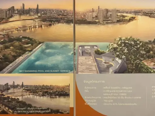 ขายดาวน์ Flexi Riverview-เจริญนคร วิวโล่ง ฝั่งแดดเช้า บ่ายร่มๆ ชั้นสูง พลาดแล้วจะเสียใจ images