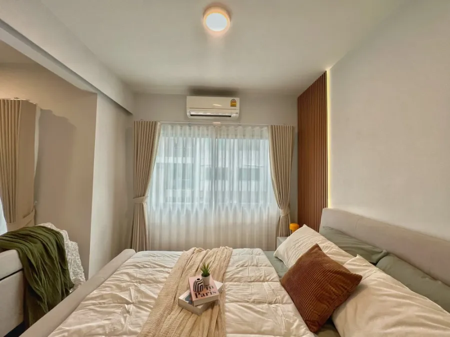 ขาย A Space Sukhumvit 77 ห้องน่าอยู่ พร้อมเฟอร์ จองเลย