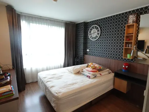 For rent!! Condo U Delight @ Hua Mak Station, 4th floor, beautiful room, good wallpaper, fully furnished, convenient transportation, don't miss it!! images