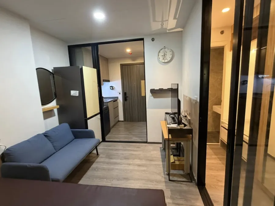 For rent: Studio room at THE ORIGIN Sukhumvit Sailuat E22 Station. Fully furnished, ready to move in.