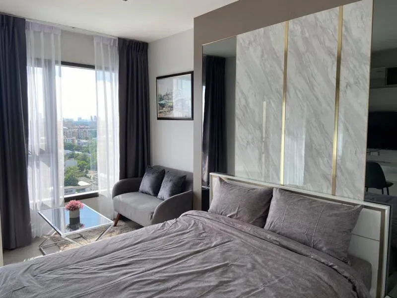 Open for rent !!! Condo Life Sukhumvit 62, beautiful room, good view, convenient transportation, ready to book !!!
