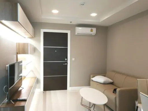 Condo for rent, The Metropolis, 22nd floor, next to BTS Samrong, convenient transportation, fully furnished, ready to move in, can't miss !! images