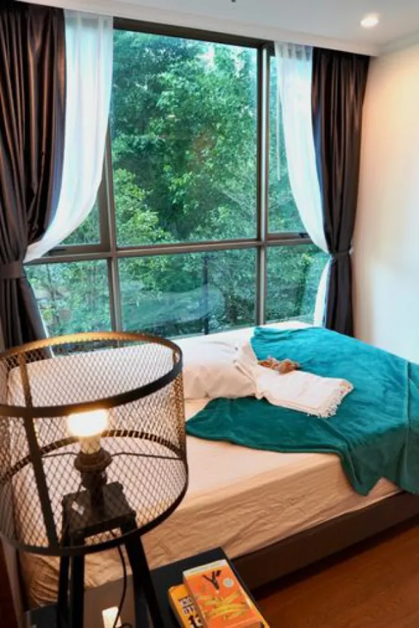 For rent!! Supalai Oriental Condo, Sukhumvit 39, 2nd floor, Building A, beautiful room, fully furnished, ready to move in, don't miss it!!