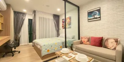 ให้เช่า Kave Town Space ห้องผนังติดวอลทั้งห้อง ตกแห่งพร้อมอยู่ เหมาสำหรับนักศึกษาสุดๆ สนใจรีบเลยจ้า